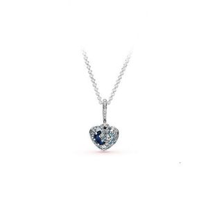 Necklace Panda Designer Luxury Fashion Women Shining Star Arches Blue Moon Heart Necklace Female S925 Sterling Silver Necklace Sweater Chain