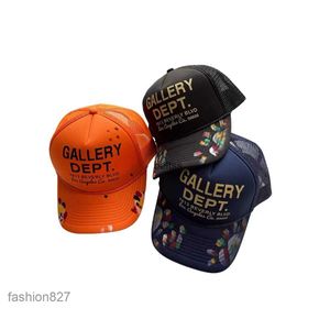 미국 패션 갤러리 낙서 낙서 편지 야구 모자 남성과 여성을위한 챙 모자