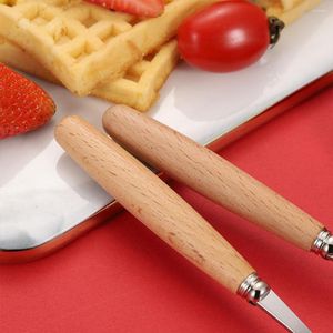 Dinnerware Sets Strong Plastic Reusable Travel Cutlery Set Fork Knife Spoon BBQ Picnic Utensil Children Supplement Portable Tableware