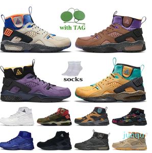 ACG Mowabb Huarache Running Shoes Designer Huaraches Rattan Birch Trail End Brown Gravity Purple Twine Obsidian Sports Sneakers Mens Trainers