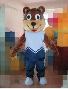 Halloween Bear Mascot Costume Cartoon Theme Character Carnival Festival Fancy Dress Christmas Adults Size Birthday Party Outdoor Outfit