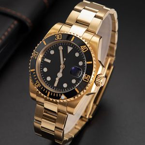 Luxury Men Watch Ceramic Rame Hulkwatch czarny szafir daty pokrętła 40 mm Automatyczne mechaniczne mechaniczne stal nierdzewną Męs