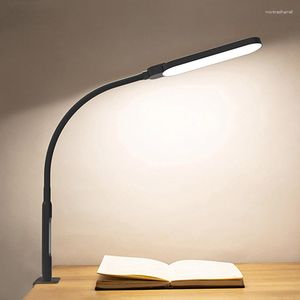Bordslampor lampan dimbar nivå beröring nattljus ögonskydd för sovrum sovrum läsning led skrivbord trådlös laddning USB