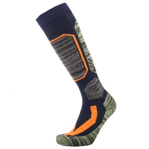 Meias esportivas inverno adulto algodão térmico meias de esqui das mulheres dos homens quente ao ar livre ciclismo snowboard esportes thermosocks 230928