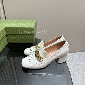 2023 mulheres designer mocassins vestido sapatos nova plataforma de salto alto casual sapato de couro moda tênis com caixa