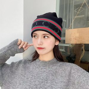 2023 Skull Caps luxury knitted hat brand designer Beanie Cap men's and women's fit Hat Unisex 99% Cashmere letter leisure Skull Hat outdoor