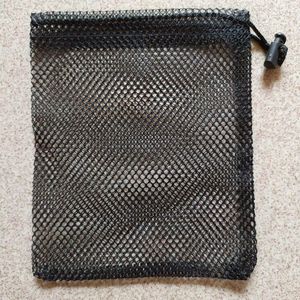 Bolsas de jóias Especial 9 14cm 100pcs Black Mesh Drawstring Gift Bag para armazenamento e embalagem