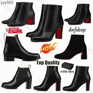 loubutinly christians red bottomed shoes - popular Trendy Women Short Booties Dress Ankle Boot Heels Boots Luxury s Soles Heel Womens Pumps Turela y4qJ# EWGH