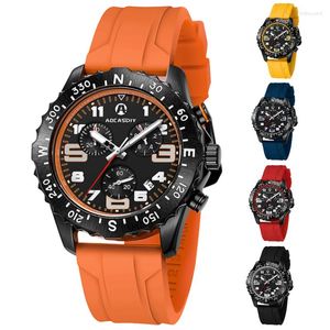 Wristwatches Trend Cool Business Men's Watch Waterproof Luminous Calendar Chronograph Wristwatch Multifunctional Endurance Sports Watches