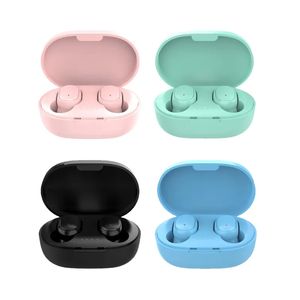 6Z Top A6S TWS Cuffie Bluetooth senza fili Auricolari PK Xiaomi Redmi Airdots Auricolari con cancellazione del rumore blutooth per tutti gli smartphone