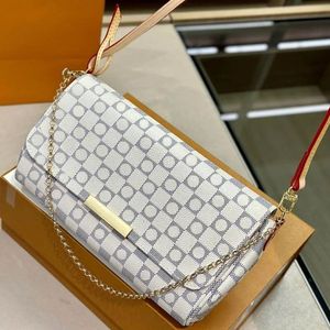 Väskor designer man totes brev handväska favoritväska handväska lyx crossbody messenger sadel bruna väskor väska blommor handväska kvinnor wa