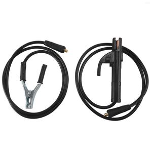 Correntes profissionais 300a terra soldagem terra braçadeira clipe conjunto para mig tig arco máquina 1.5m cabo 10-25 plug durável