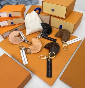 Schlüsselanhänger, Lanyards, Glückskeks-Tasche, zum Aufhängen, Auto-Blumen-Charme, Schmuck, Damen, Herren, Geschenke, Mode, PU-Leder, Schlüsselanhänger, Zubehör, Bewegungsstrom, heißer Kauf