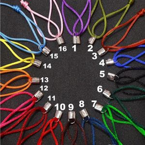 Braccialetti con ciondoli per amante del nuovo marchio Braccialetti con catena in corda regolabile fatti a mano Ciondolo con lucchetto in acciaio inossidabile al titanio per regalo With253Y