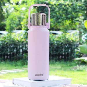 Water Bottles Thermal Bottle Sports Stainless Steel Insulated Cup Cold Outdoor Large Capacity Drinking