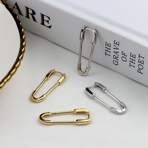 Backs Earrings Paper Clip Trend Men Women Fashion