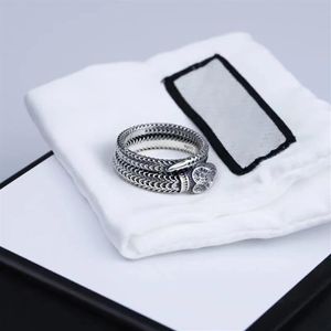 Smyckenälskare ring Snake Ring Fashion Men and Women Rings2649