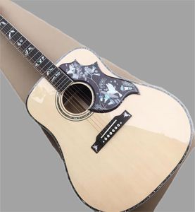 2022 new 41-inch acoustic guitar. Spruce top, Acacia sides and back, fretboard abalone shell binding