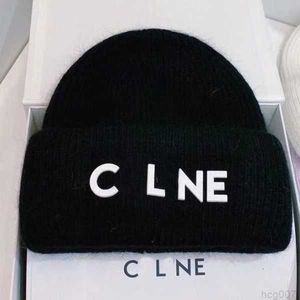 Klassisk stickad hatt beanie cap designer kvinnors kanin hår hattar officiella webbplats synkroniserad för män och kvinnor förtjockade värme13ku