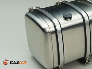 Scaleclub Model 1/14 Drag Head Çamur Kafası Römork Metal Yakıt Deposu Pedallı Tamiya Lesu RC Kamyon Trailer Tipper