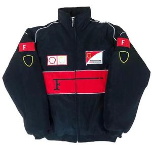 F1 Formula 1 racing jacket winter car full embroidered cotton clothing spot sale b9