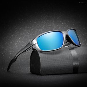 Sunglasses 2023 Arrival Oculos Masculino Nomanov Sports Fashion Polarized Colorful Mirror Coating Anti-wind Uv Goggles