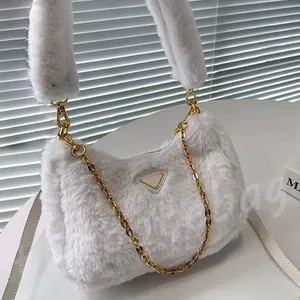 Designer bag Autumn/Winter wool cloud bag Classic Luxury bag plush bag Single shoulder crossbody bag Cloud bag new wool bag clamshell bag purse