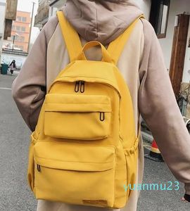 Zaino in nylon impermeabile per donna Zaini da viaggio multitasche Borsa da scuola femminile Ragazze adolescenti Libro Mochila