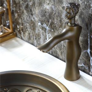 Bathroom Sink Faucets Free Ship Arrival Single Hole /handle Antique Bronze Beauty Faucet Mixer Tap Short Deck Mounted