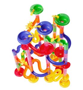 Zabawki dla dzieci Coaste Breakle Castle Star Orbit Ball Marble Run Brick Building Toy Construction Toys Roller Enfant Fille Starbucks kolejka