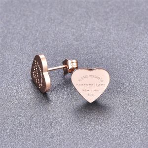 T HEART EARINGINGEARRINGS DESIGNER STUDS STUD STUD