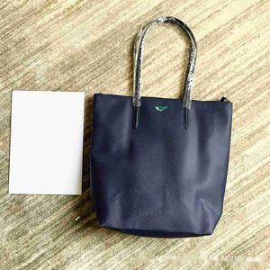 Vertical Medium French lacosWomen's Shopping Bag Large Capacity One Shoulder Handheld Dumpling Bag Waterproof Tote Mommy Bag 230915