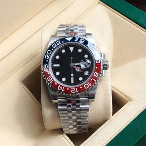 Other Watches Elegant Men's Watch C.3235 ceramics Countdown Bezel Dual time zone calendar All steel waterproof Automatic mechanical clock 230928