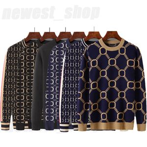 2023 дизайнерский осенний роскошный мужской свитер пуловер приталенный трикотажный повседневный толстовка с геометрией лоскутного цвета жаккардовый полосатый шерстяной шерстяной джемпер 3XL XXXL