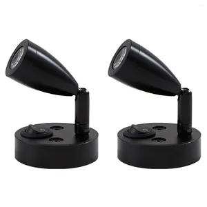 Wall Lamp 2 Pcs RV Reading Light Spotlight Indoor Decor Multipurpose 12V Desk Decorative Aluminum Office