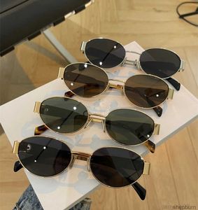 Óculos de sol retrô olho de gato para mulheres Ce's Arc De Triomphe Oval French High Street Mulheres Homens Tons Unissex Viajando Sunglass Beach Sonnenbrille Eyewear Clea