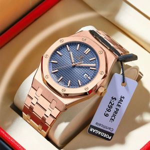 Other Watches POEDAGAR Luxury Business Watch for Man Sport Stainless Steel Men Watch Waterproof Luminous Date Men's Watches Quartz Clock reloj 230928