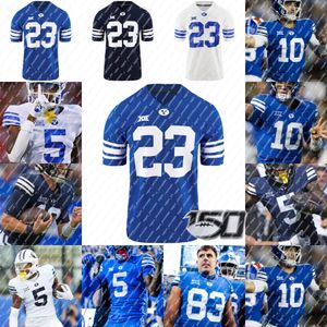 BYU Cougars Football Jersey Puka Nacua Zach Wilson Taysom Hill Kedon Slovis LJ Martin Chase Roberts Darius Lassiter Deion Smith Isaac Rex Max Tooley Jakob Robinson