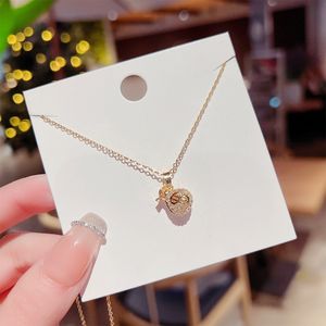 Lucky New Year Money Bag Titanium Steel Necklace Wholesale No Fade Design Sense CollarBone Chain 2022 NY NET CEEBREIT NECKLACE