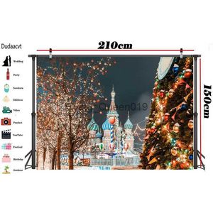 Materiał w tle 210*150 cm Święta Bożego Narodzenia Tło Home Street Wall Fotografia