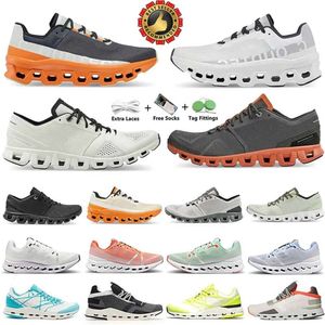 Scarpe di nuvola di design 0n in corsa 2024 uomini donne sneaker triplo fiamma nera surfernova lumos tutto nero acai acai viola giallo eclipse curcuma fosof white sho