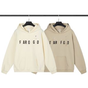 Designer hoodie Classic Ear Of Go Letter Foam Printed Pullover Sweater broderad high street trend långärmad sportkläder fast färg topp