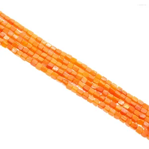 Grânulos 3mm natural coral quadrado cubo solto de alta qualidade mar bambu beadwork moda colar pulseira diy para jóias encontrar fazendo