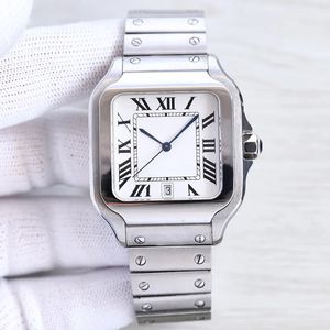 Titta på Automatisk mekanisk rörelsedesigner Watches Mens AAA High Quality Armband Business Wristwatch rostfritt stål armband 40mm Montre de Luxe