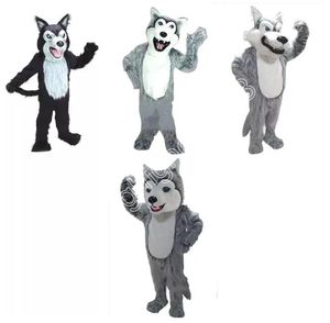 Cão lobo raposa mascote traje adulto tamanho dos desenhos animados anime tema personagem carnaval unisex vestido de natal fantasia desempenho vestido de festa