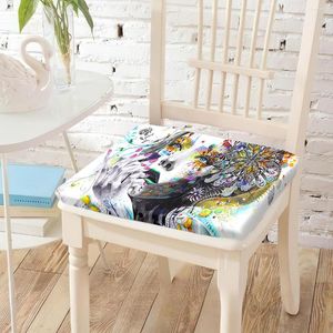 Kudde Abstract Beauty Women Print Chair Memory Foam utrustad med osynlig blixtlås Rullstol Bilstolar Sterstolar Dekor