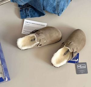 Men Women birkens TOCK Designer Boston clogs sabot sandal Slippers Leather Bag Head Pull Cork Flats Mules Woody Loafers Lazy Slipper Sandals birks boston clog 505ess