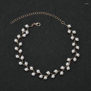Choker Unique Baroque Pearl Necklace For Women Simple And Versatile Style Collar Chain Fashion Jewelry Gift