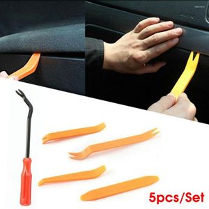 Professional Hand Tool Sets 5Pcs Pry Plate Kit Car Audio Disassembly Navigation Installer Prying Automobile Nail Puller And Repair