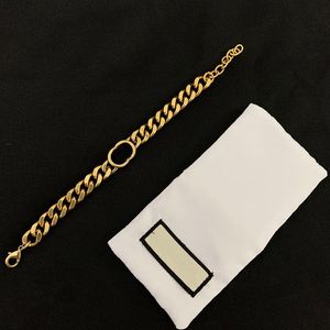 Edelstahl-Buchstabe, 14 Karat Gold, kubanische Gliederkette, Halskette, Armband für Herren und Damen, Party-Liebhaber, Geschenk, Hip-Hop-Schmuck, Wi237t